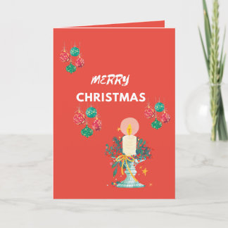 Röda god jul-kort tack kort