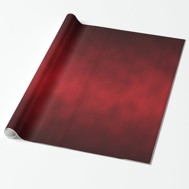 Röda Gothys ombre-bakgrund Presentpapper (Utrullad)