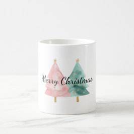 Röda Gröna Julgranar Kaffemugg