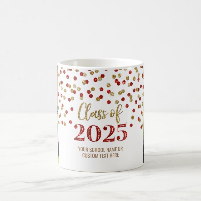 Röda Guld-klassen för 2025-kaffe Mugg (Center)