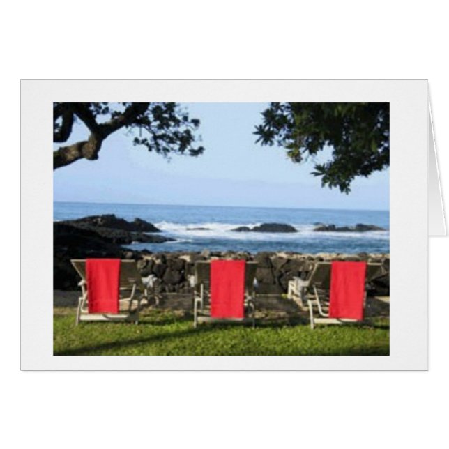 Röda handdukar OBS kort (Framsidan Horizontal)