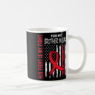 Röda hans ficka i Heart Disease Awarene Kaffemugg
