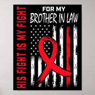 Röda hans ficka i Heart Disease Awarene Poster