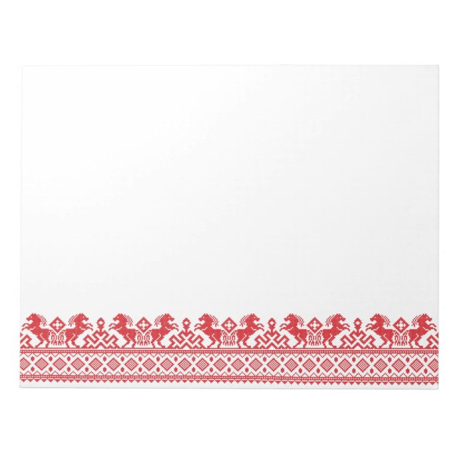 Röda hästar anteckningsblock (Framsida)