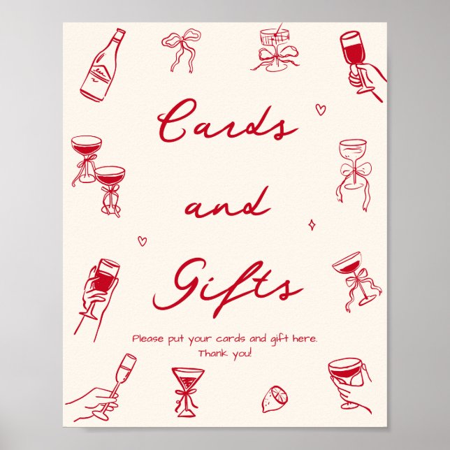 Röda hattar, fler Möhippor och gåvor Poster (Framsidan)