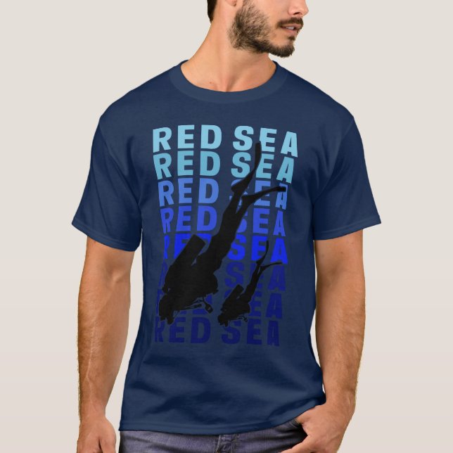 Röda havet Dykning T-Shirt (Framsida)