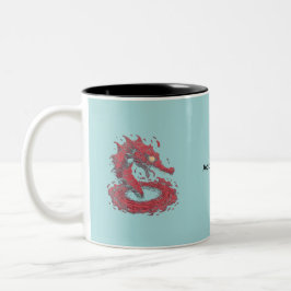 Röda havsdraken kaffemugg