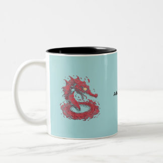 Röda havsdraken kaffemugg