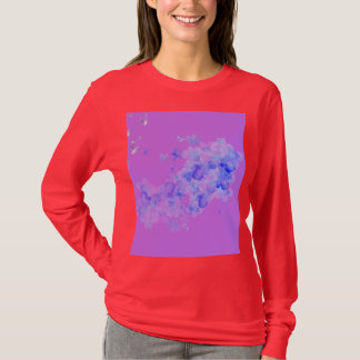 Röda hela ärmar t shirt