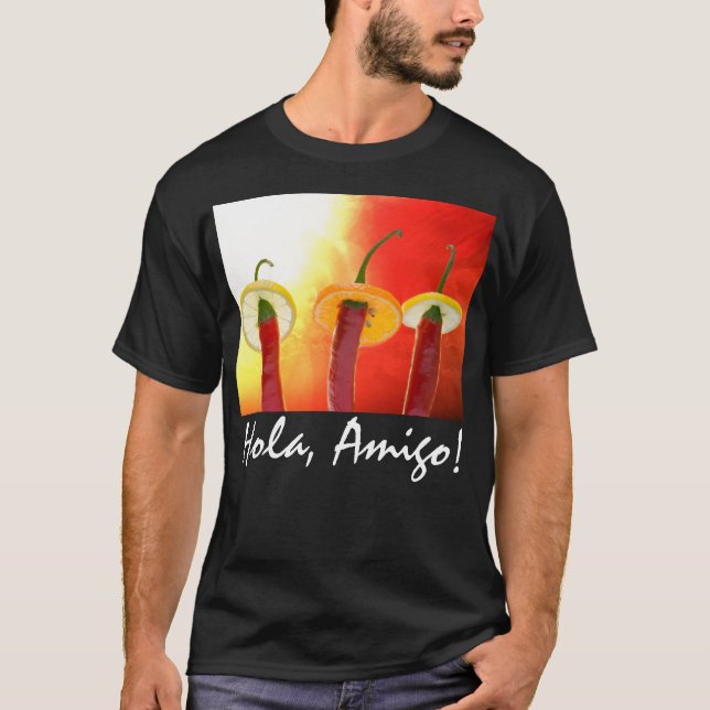 Röda, Hetten, Chili T Shirt (Framsida)