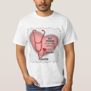 Röda hjärta RN Sjuksköterska T Shirt