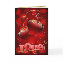 Röda hjärtan i kärlek och ro