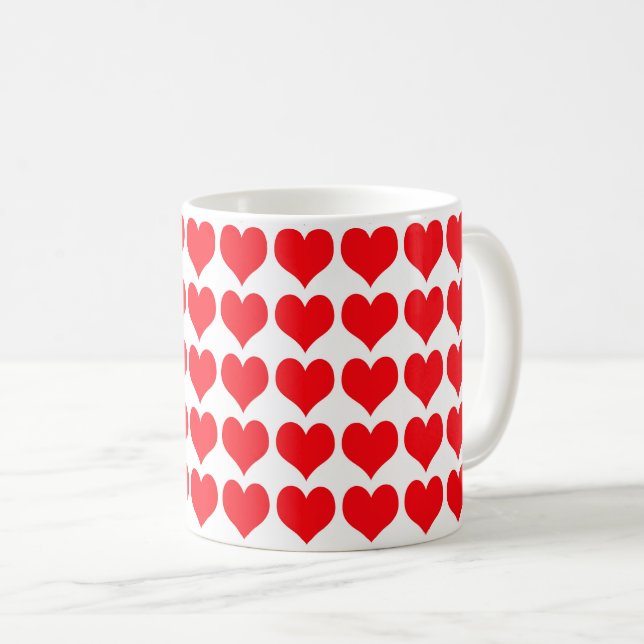 Röda Hjärtan Kaffemugg (Framsida höger)