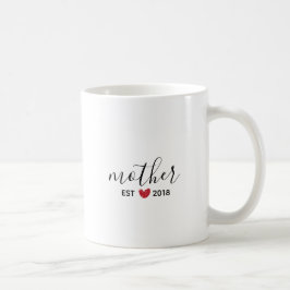 Röda hjärtan mammas år Coffee Mug Kaffemugg