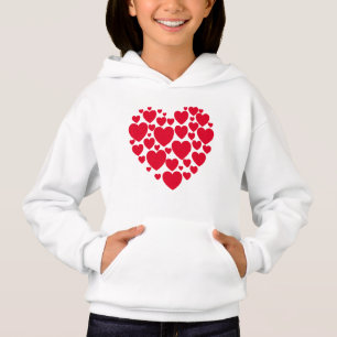 Röda hjärtan t shirt