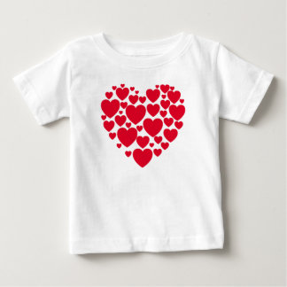 Röda hjärtan t-shirt