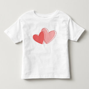 Röda hjärtan t shirt