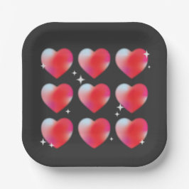 Röda hjärtan, valentins dag