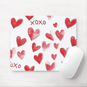 Röda Hjärtan XOXO Musmatta