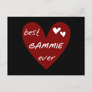 Röda hjärtans bästa Gammie någonsin T-shirts och p Vykort