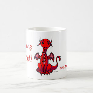 Röda hoas drakar! kaffemugg