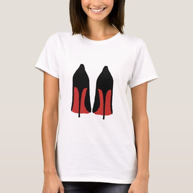 Röda Högklackar T Shirt (Framsida)