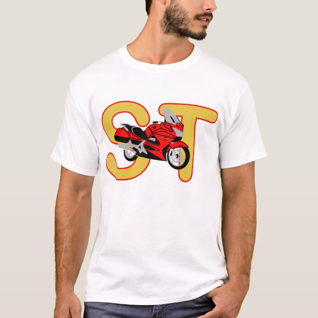Röda Honda ST1300 Tröja (Framsida)