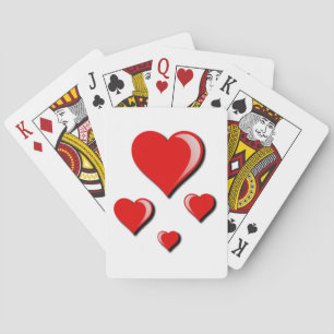 Röda hörn casinokort