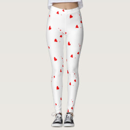 Röda hörn leggings