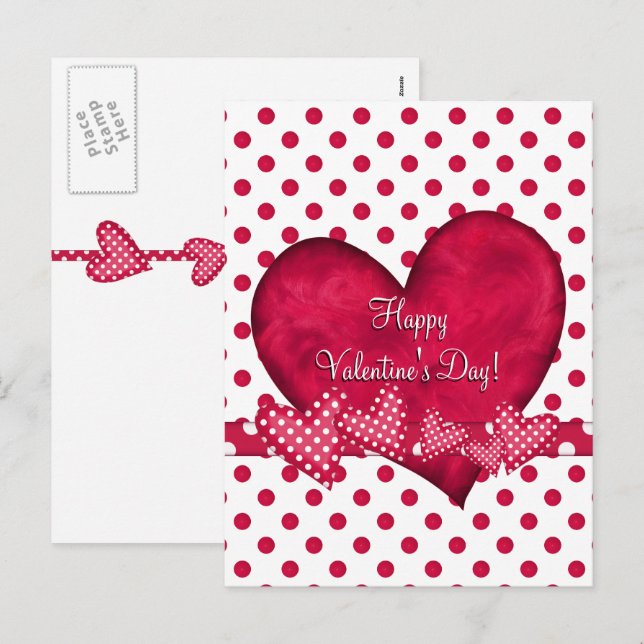 Röda hörn- och dörrvykort helg vykort (Fram/baksida)