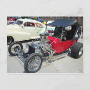 Röda Hot rod, 1 Vykort