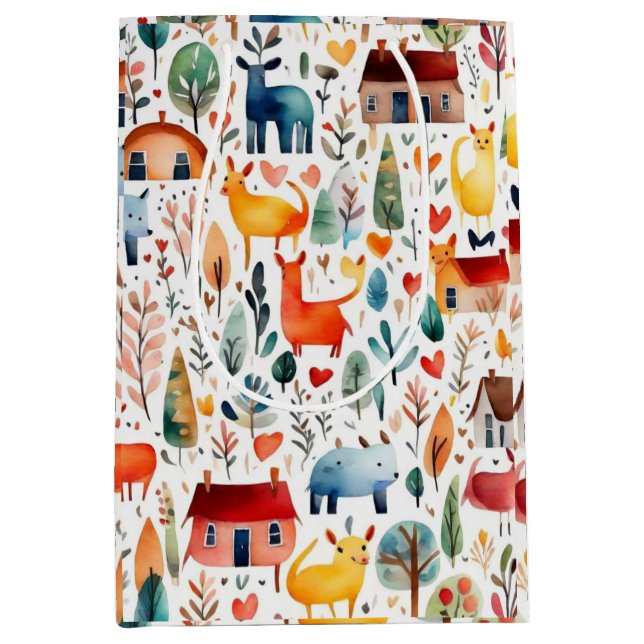 Röda hus och hus söta Pappra Lakan (Framsidan)