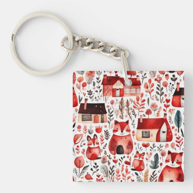 Röda hus och hus söta Pappra Lakan (Framsidan)