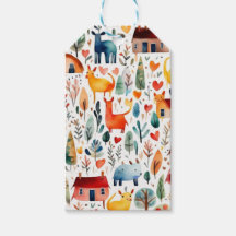 Röda hus och hus söta Pappra Lakan