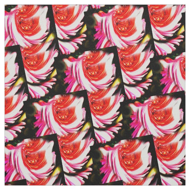 Röda inspirationer tyg (Provkarta)