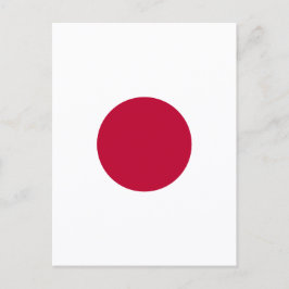 Röda Japan Sol Helg Vykort