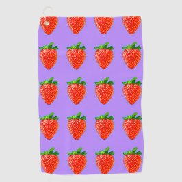 Röda jordgubbar i Pop Art Stil