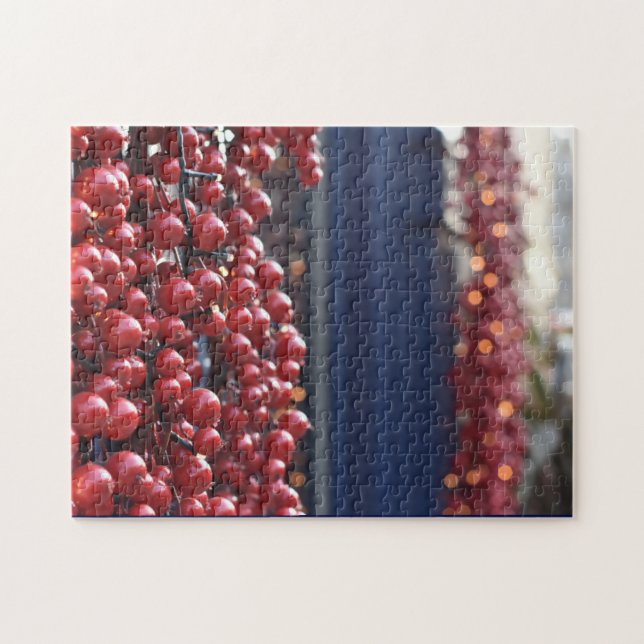 Röda julberries, Kensington och Chelsea, Förenade  Pussel (Horisontell)