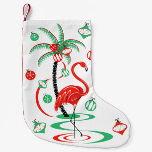 Röda julFlamingoBaubles som lagerför siden Liten Julstrumpa