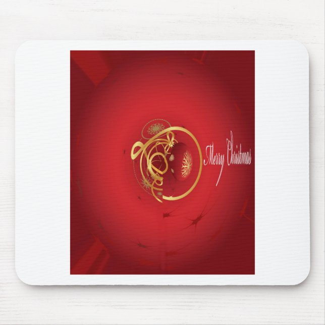 Röda juljungeln Klockor har en välsignad Nicedag Musmatta (Framsidan)