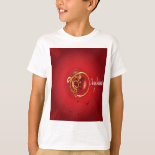 Röda juljungeln Klockor har en välsignad Nicedag Tee Shirt