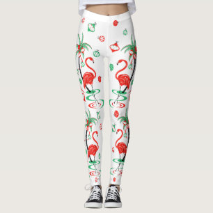 Röda julklappar leggings