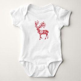 Röda julrenar t shirt
