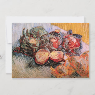 Röda kål och lökar av Vincent van Gogh