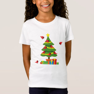 Röda kardinaler - julMerrier spenderade tillsamman T Shirt