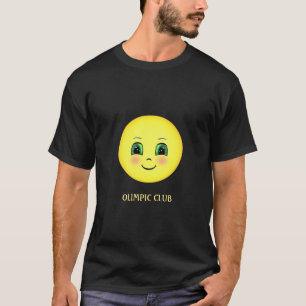 Röda kinder Glad Ansikte Emoji T Shirt