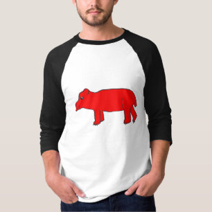 Röda kläder t-shirt