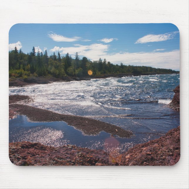Röda klippkusten – Lake Superior, U.P. Musmatta (Framsidan)