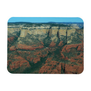 Röda klippor i lager i Sedona Arizona Magnet