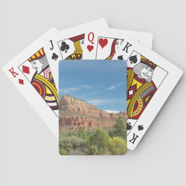 Röda klippor i Sedona  Casinokort (Baksidan)